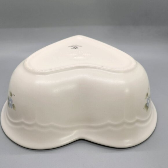 Pfaltzgraff Tea Rose Heart Serving Dish Stonewear - Picture 7 of 9